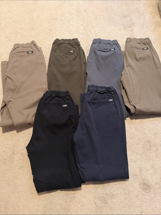 cove USA Other - COVE USA - Men's Elastic-Waist Joggers — Black, Navy, Taupe, Olive, Gray